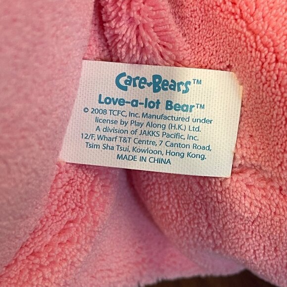 Care Bears Love-a-Lot Bear 2008 24" Plush Hearts Jumbo Stuffed Animal Valentine - Picture 4 of 12